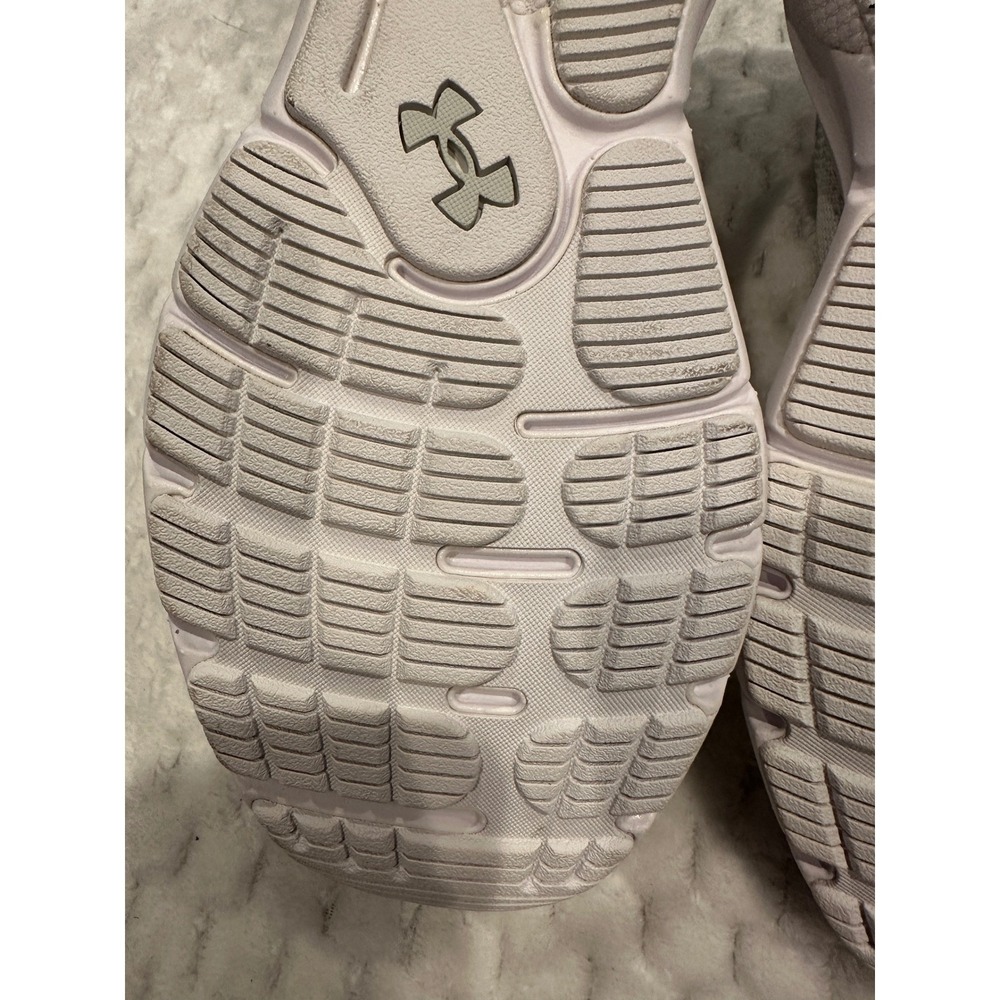 Under Armour HOVR Turbulence 2 Running Shoes White Grey 3026520-111 Mens 7.5 - Picture 6 of 12